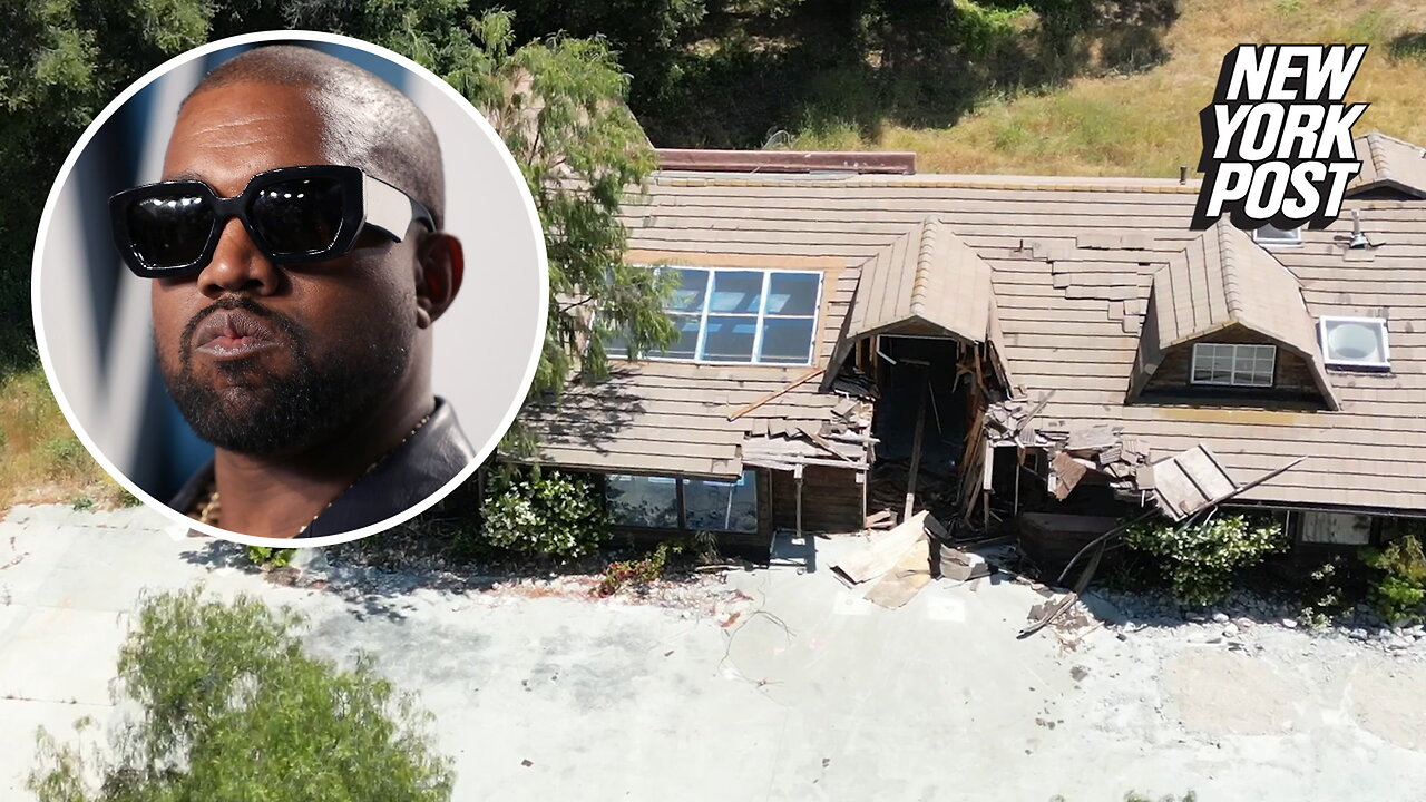 Video shows aerial of Kanye West's 300 acre ranch in ruins