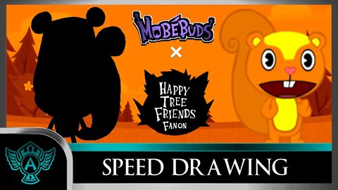 Speed Drawing: Happy Tree Friends Fanon - Cashew | Mobebuds Style