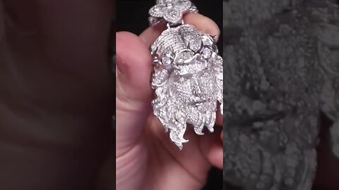 ONE OF THE CRAZIEST DIAMOND JESUS PENDANTS OUT RIGHT NOW 😳 #shorts
