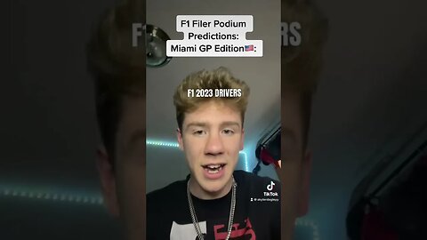 Filter* My Dumbass Forgot How To Spell… | #formula1 #f12023 #miamigrandprix #shorts