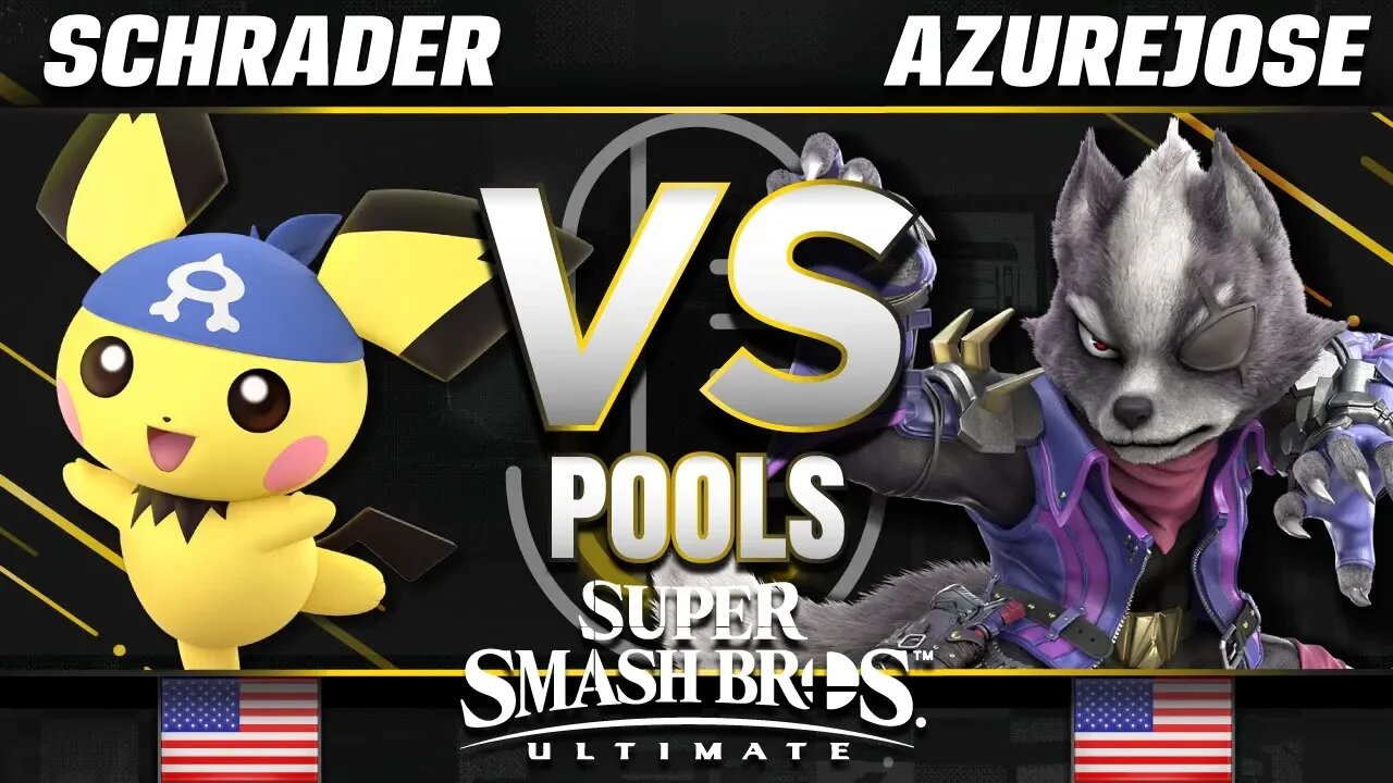 Schrader (Pichu) vs. AzureJose (Wolf) - Ultimate Pools - SC United
