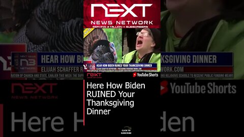 Hear How Biden RUINED Your Thanksgiving Dinner #shorts