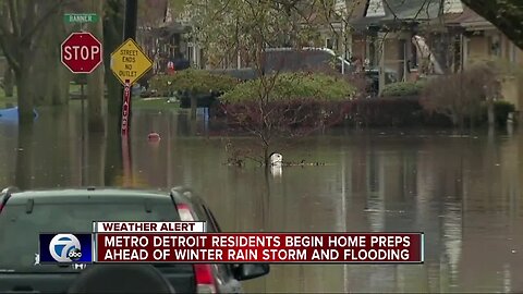 Preparing for possible flooding