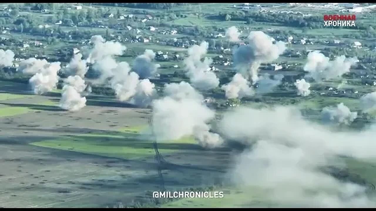 Exclusive footage of military commander Valentin Gorshenin taken from drone in Novomikhailovka (DPR)