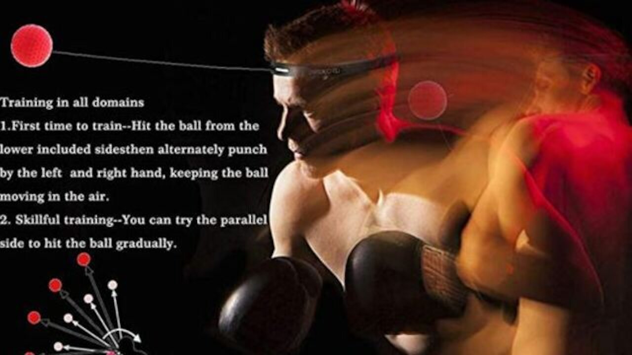 Boxing Reflex Fight Punching Speed Ball Exercise Coordination