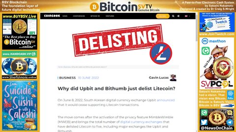 SirToshi's News: Delisting Litecoin