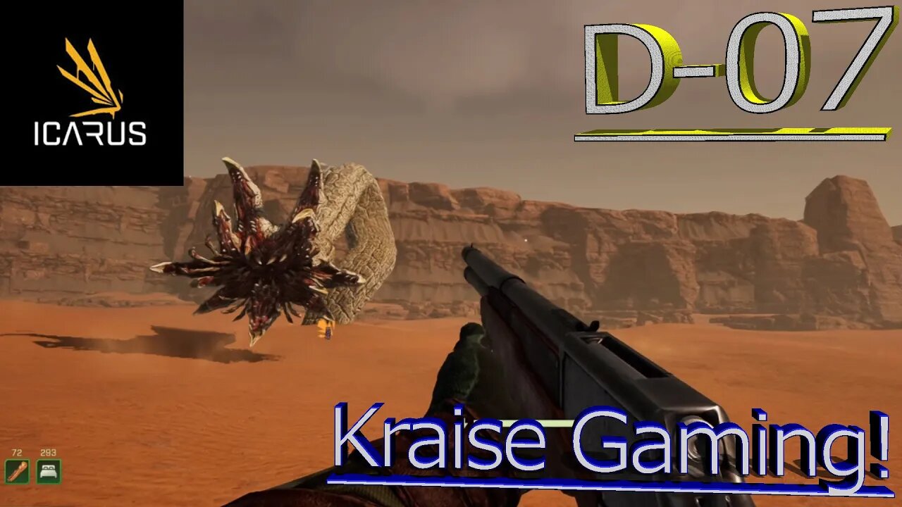 #D-07: Sandworm Scales Dont Stick Around! - Icarus! - Styx Openworld - By Kraise Gaming!