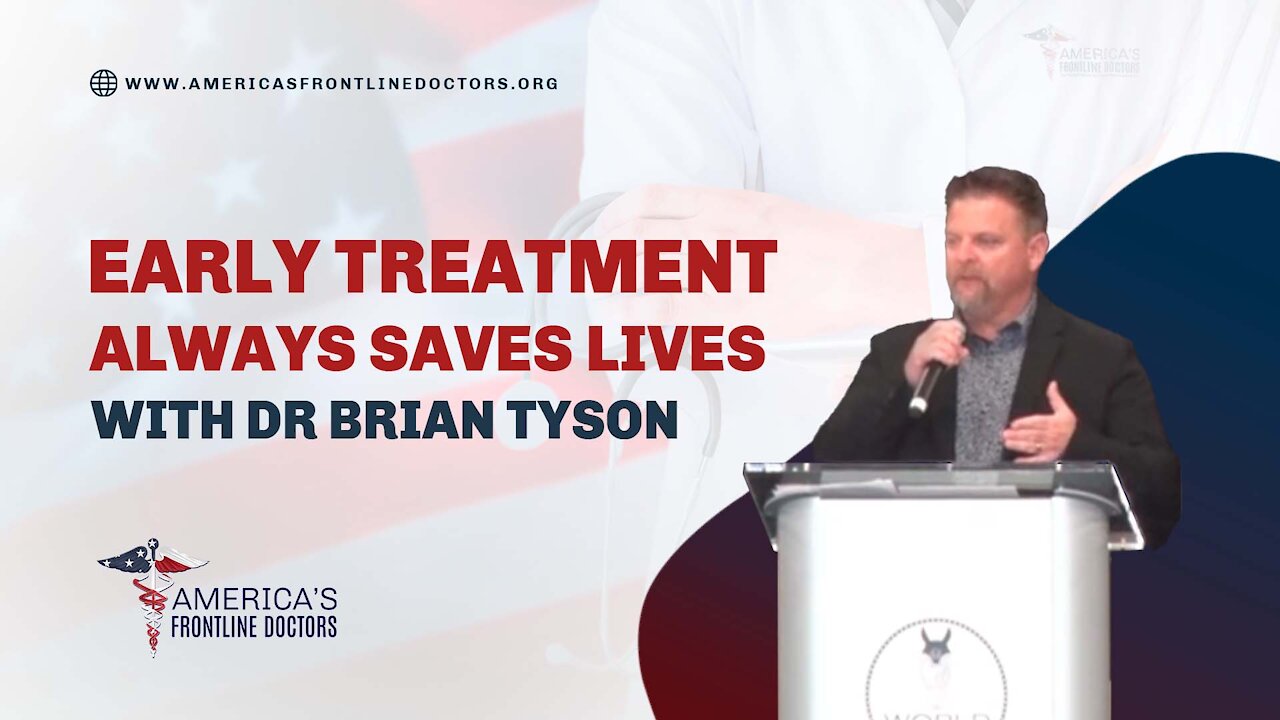 Dr Brian Tyson - Early Treatment Always Saves Lives