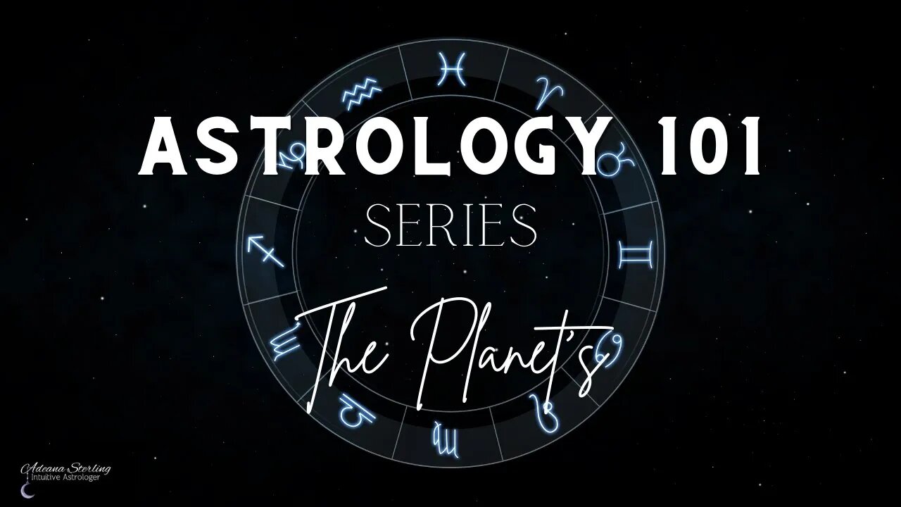 ASTROLOGY 101 SERIES--The Planet's #astrology