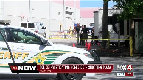 Homicide investigation underway at Naples shopping center