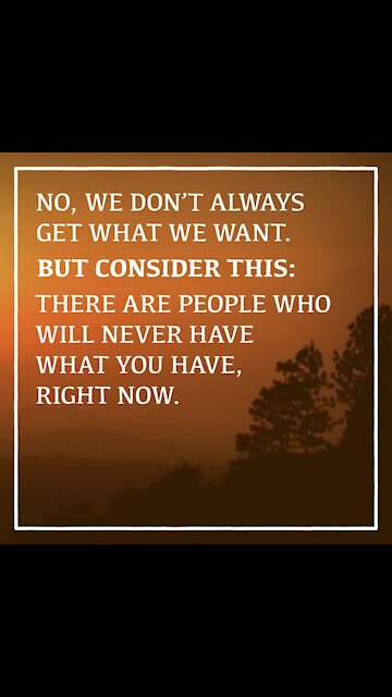 We dont always get what we want [GMG Originals]