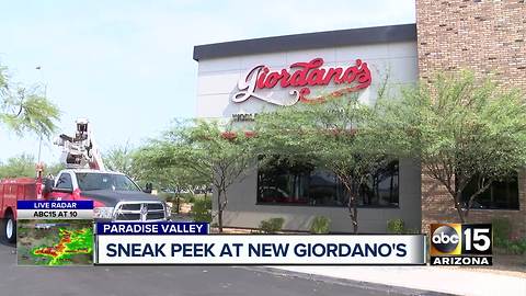 Sneak peek: Inside Giordano's new restaurant in Paradise Valley