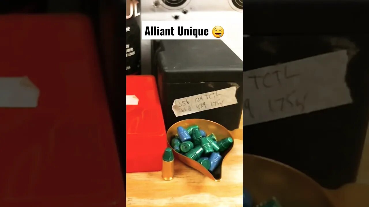 Getting Ready To Test Alliant Unique With The 124gr TLTC Boolit In 9mm Luger