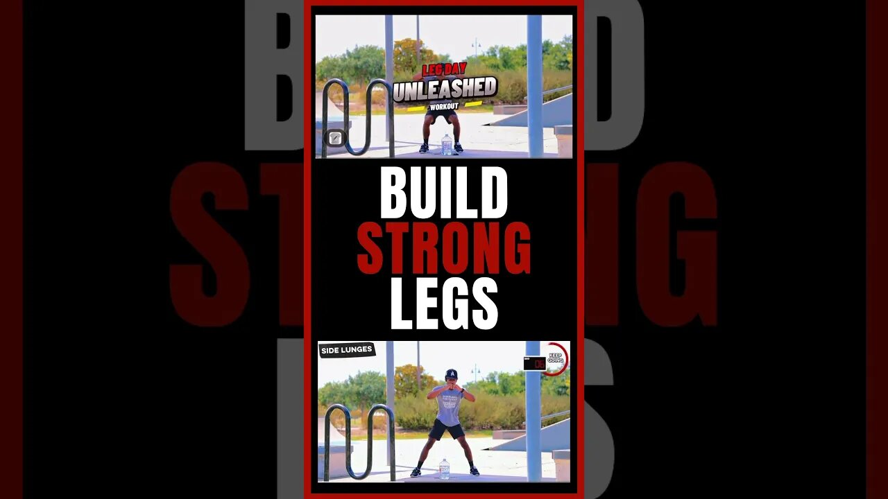 How To Build Strong Legs With Calisthenics #legday #calisthenics #legworkout #hiit #shorts #asmr