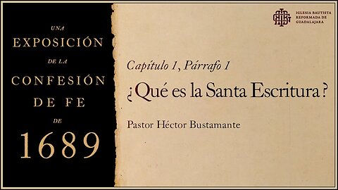 Iglesia Bautista Reformada de Guadalajara - Confesión Bautista de Fe de Londres de 1689