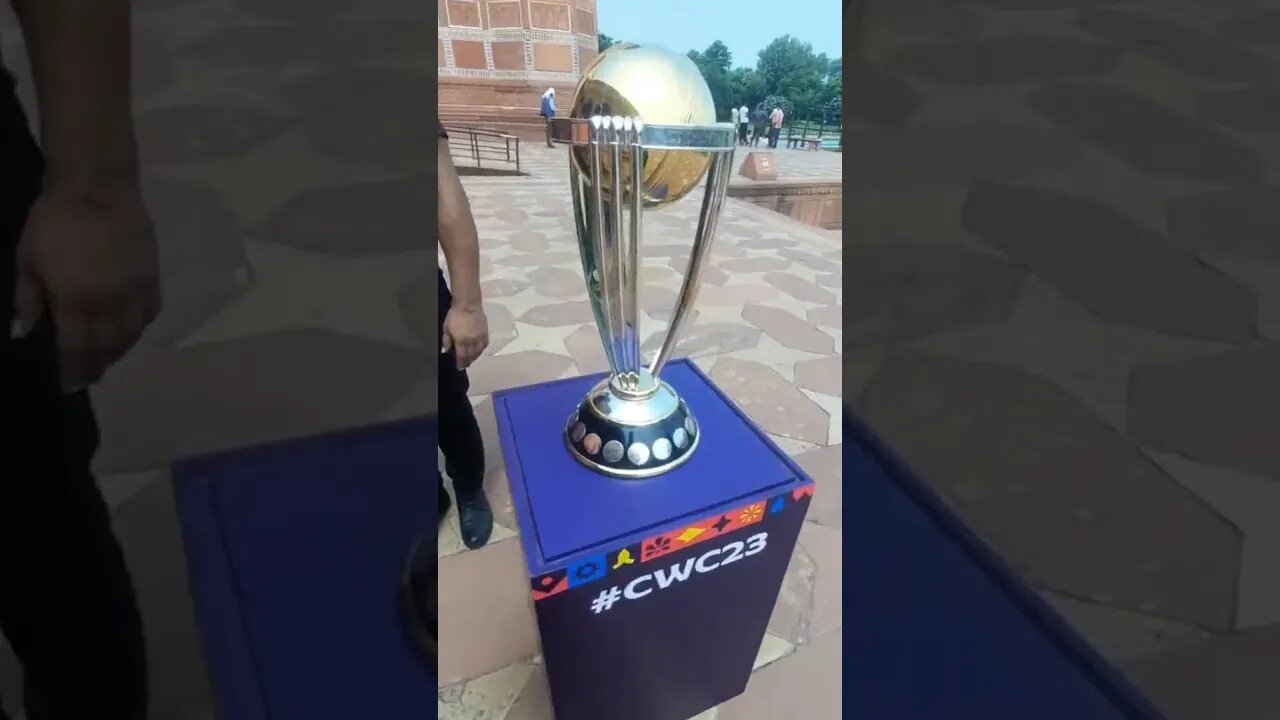 World cup 2023 Trophy 🏆 Who gonna win it? #cwc23