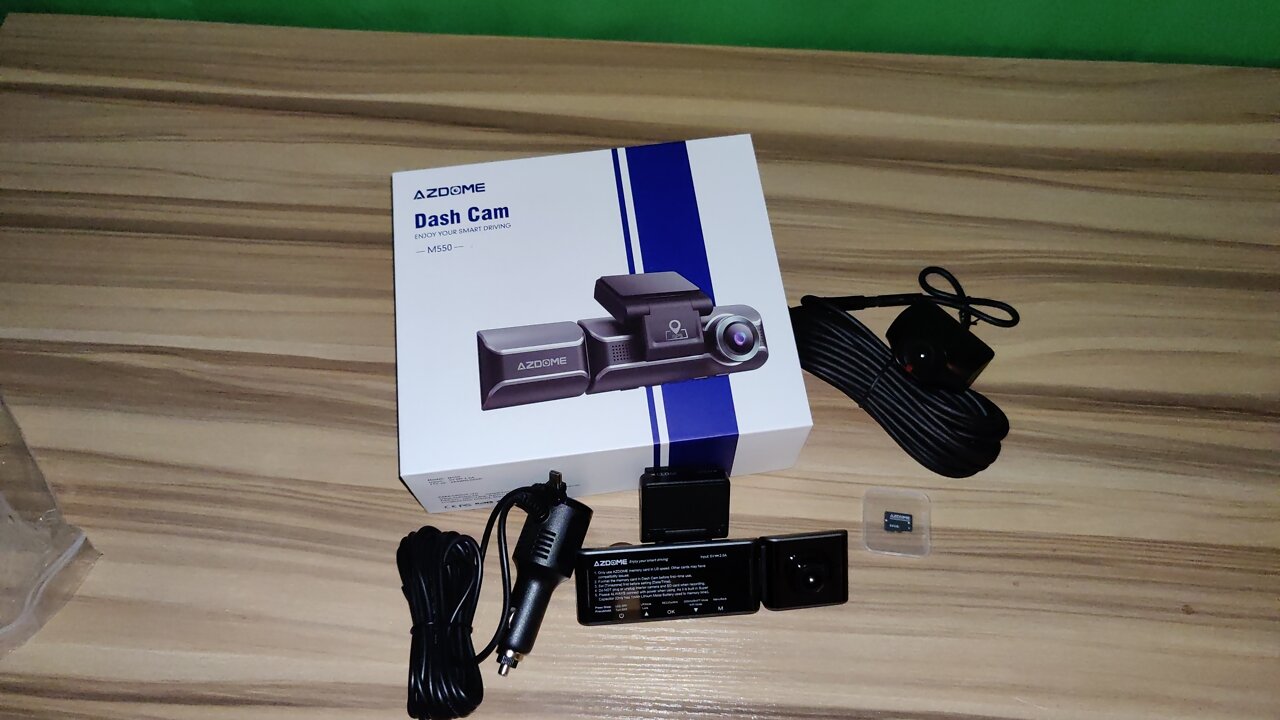 AZDOME 3 Channel 4k Dash Cam