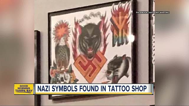 Nazi symbol found in Tattoo Shop