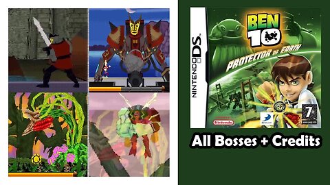 Ben 10 Protector Of Earth DS All Bosses + Credits