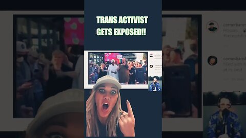 OMG 😱WATCH THIS TRANS ACTIVIST GET EXPOSED! #shorts #reaction #wtf #wow