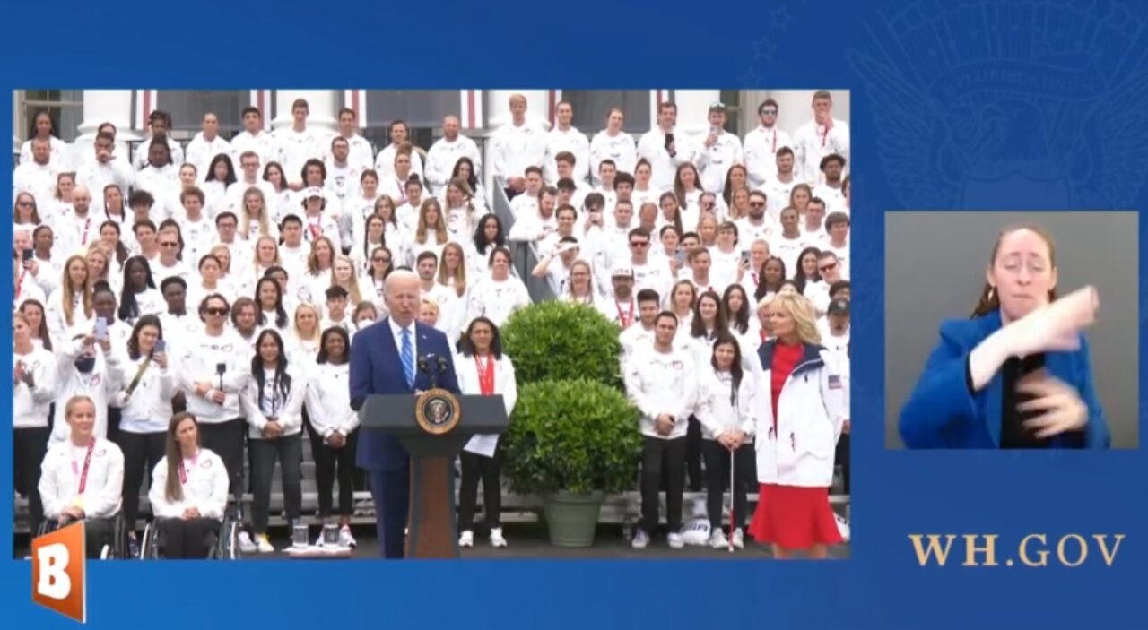 LIVE: President Biden, First Lady Welcome Team USA to White House...