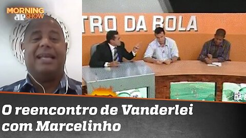 O reencontro de Vanderlei Luxemburgo e Marcelinho Carioca após treta histórica na TV