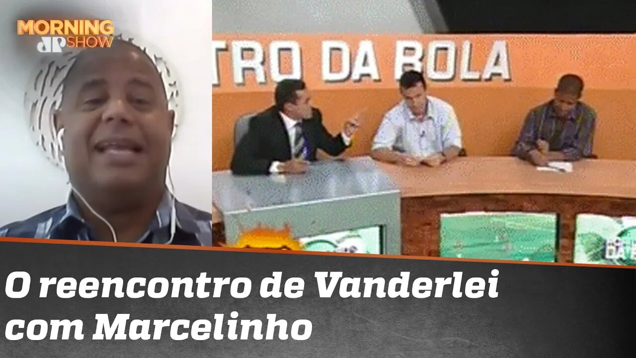 O reencontro de Vanderlei Luxemburgo e Marcelinho Carioca após treta histórica na TV