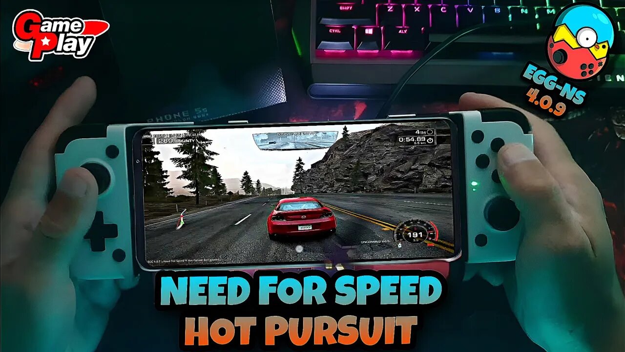 NEED FOR SPEED HOT PURSUIT REMASTERED:Game play teste no Egg NS 4.0.9 emulator Switch Android