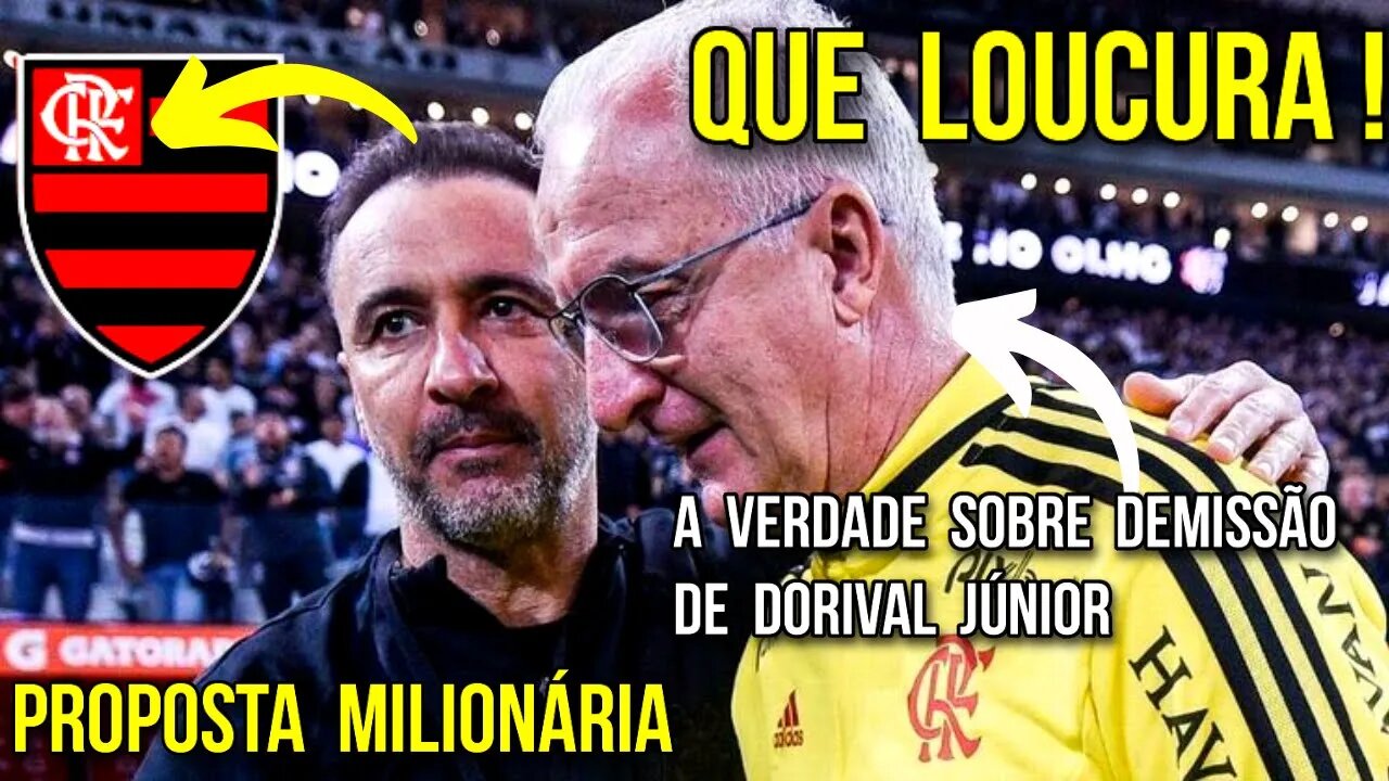 QUE LOUCURA! PROPOSTA MILIONÁRIA PARA VITOR PEREIRA! A VERDADE SOBRE DEMISSÃO DE DORIVAL JÚNIOR