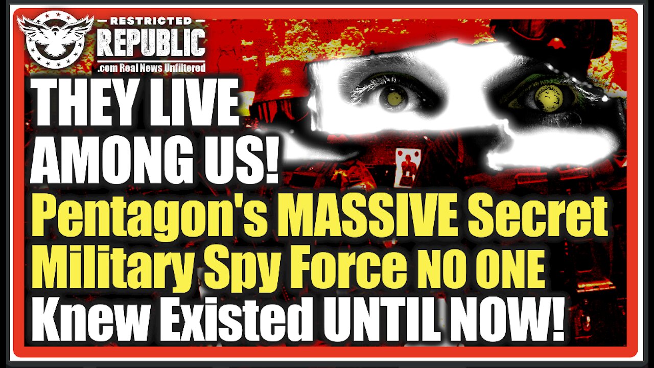 THEY LIVE AMONG US! Pentagon’s MASSIVE Secret Military Spy Force NO ONE Knew Existed Now EXPOSED!