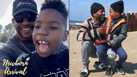 Eric Bellinger & Lamyia Good's Son Ely Sings "I Believe I Can Fly" During Disneyland Ride! 🗣