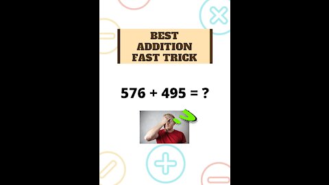 Best Fast Addition Trick for Kids