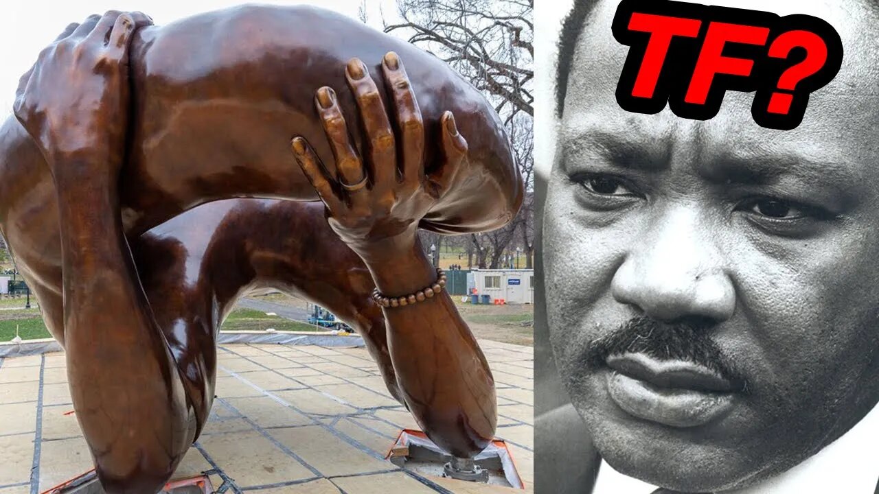 MLK Statue looks like a giant..🤔