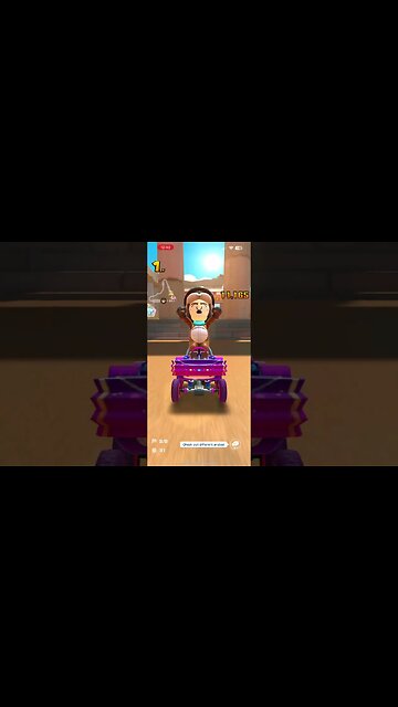 Mario Kart Tour - Purple Rattle Buggy Gameplay (Vacation Tour Purchasable Kart)