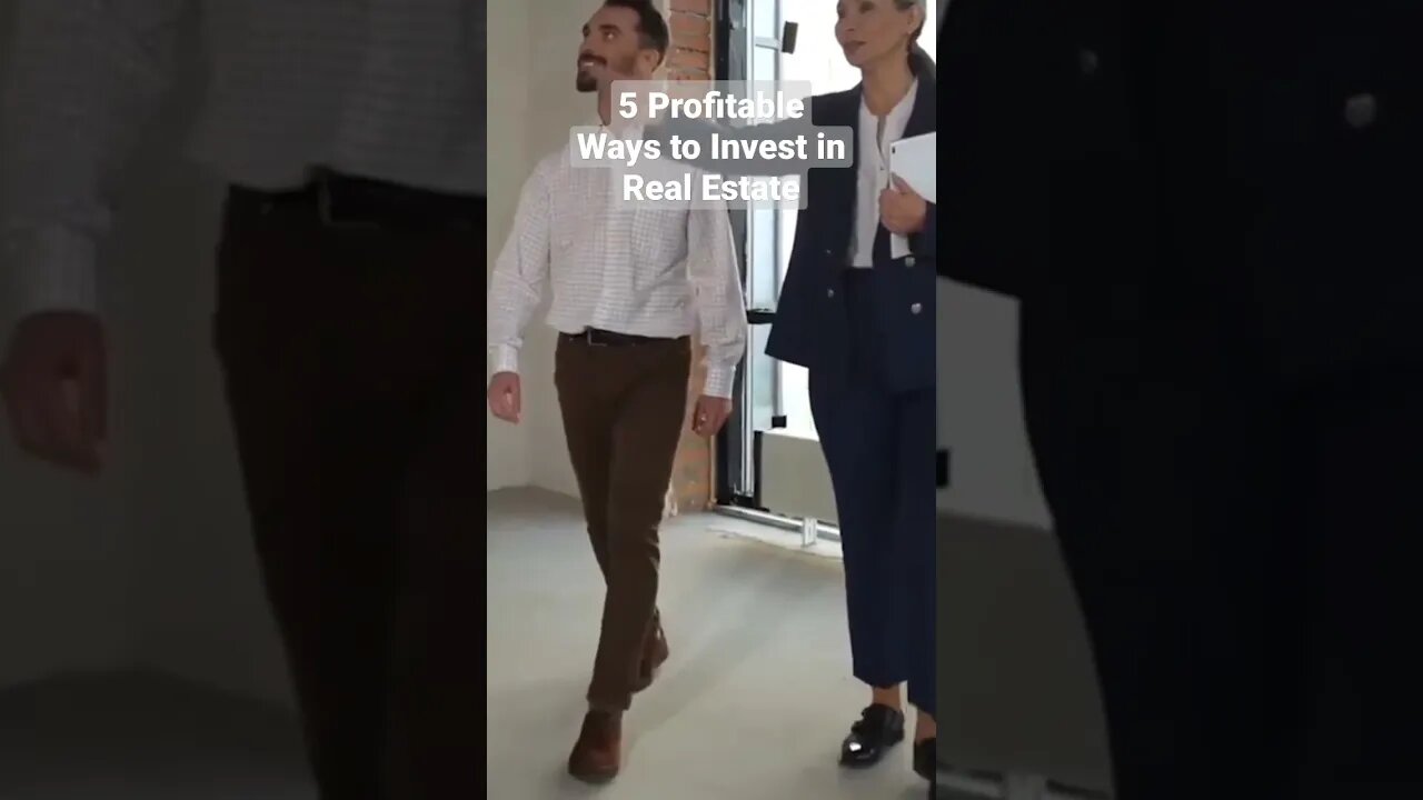 5 Profitable Ways to Invest in Real Estate. #shorts #motivation #inspiration #realestate #viral