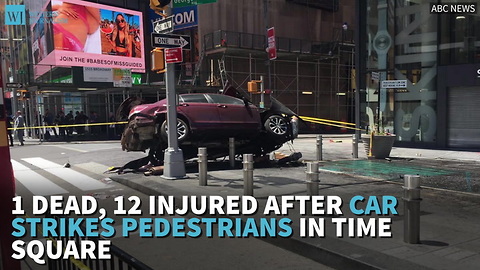 1 Dead, 12 Injured After Car Strikes Pedestrians In Time Square