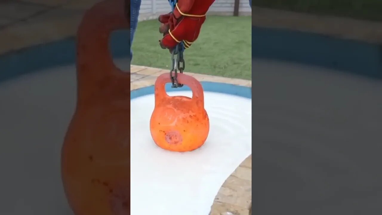 1000 degree kettlebell VS pool of milk