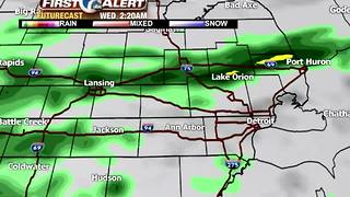 Widespread soaking rain for Metro Detroit