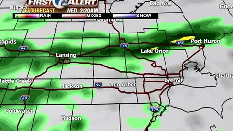 Widespread soaking rain for Metro Detroit