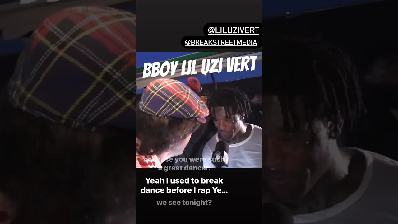 Lil uzi vert BREAKDANCER? Watch this! #bboy #liluzivert #breakdance #pinktape