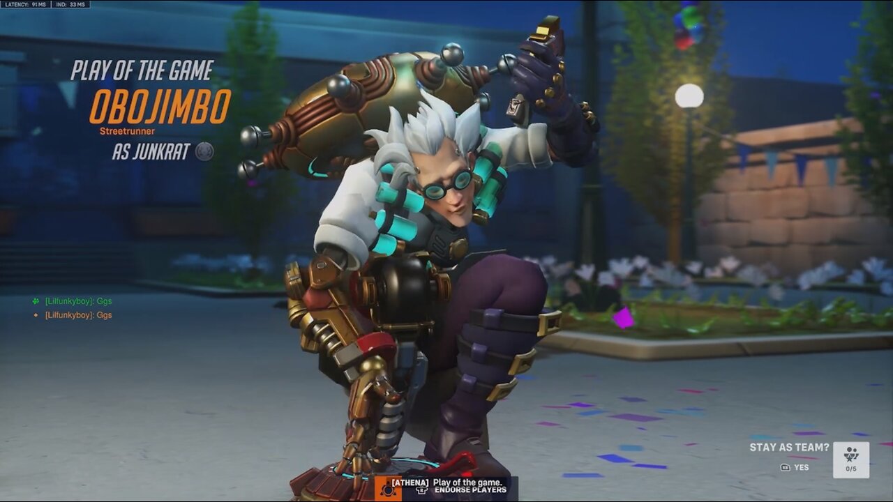 Klawless was excellent, but Junkrat stole the POTG with no skill