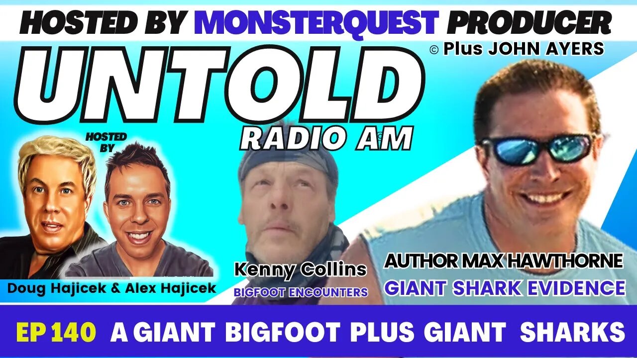 Giant Bigfoot, Giant Shark Evidence, and Unearthing Salt Mine Secrets | Untold Radio AM #140