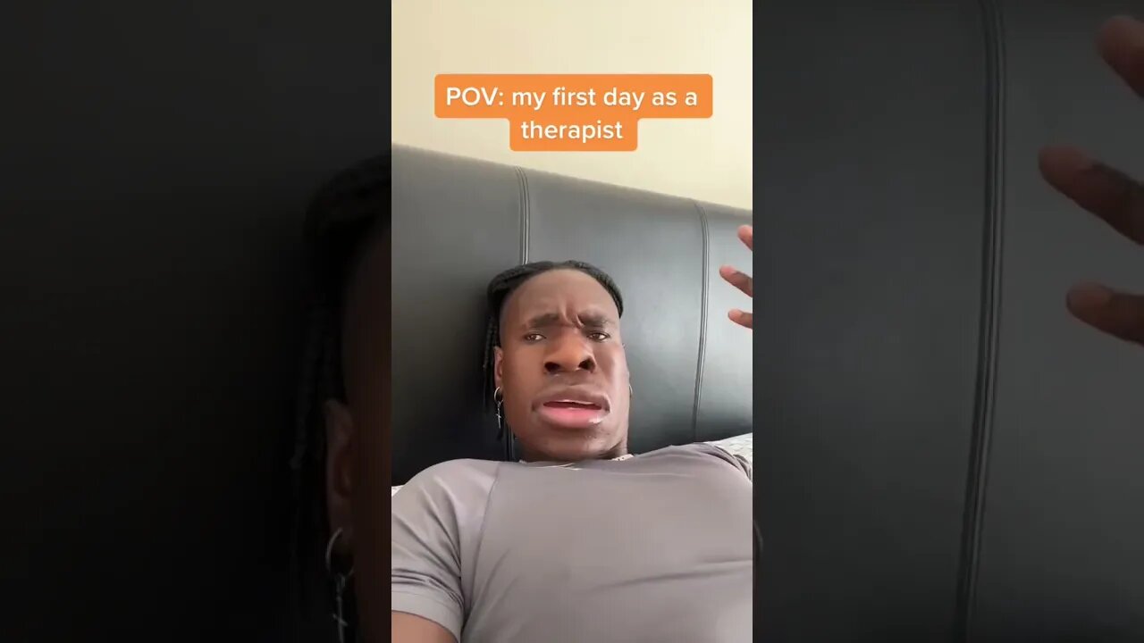 How I would be as a Therapist fr 😭