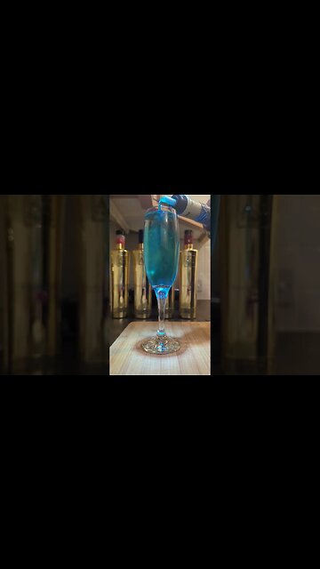 Blue Curacao Is So Satisfying #shorts #vodka #alcohol