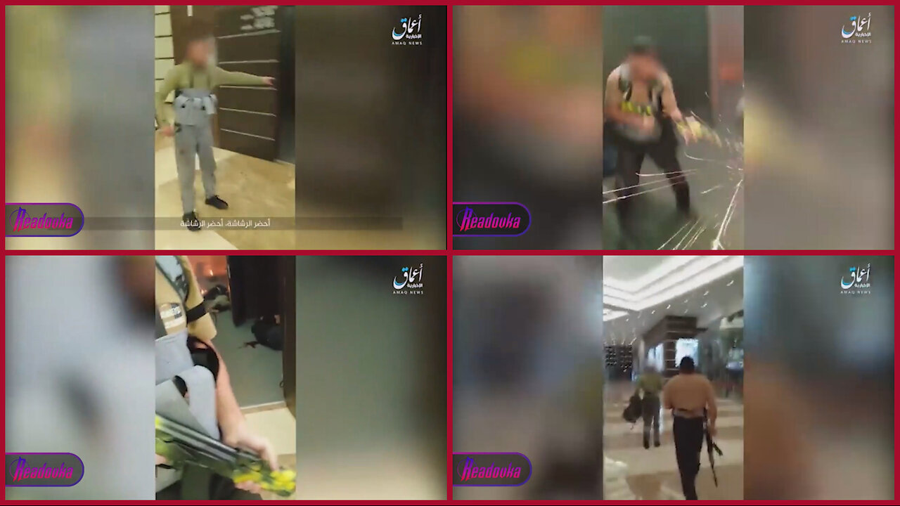 22.3 2024 Moscow: Terrorist attack filmed from the hands of the attackers