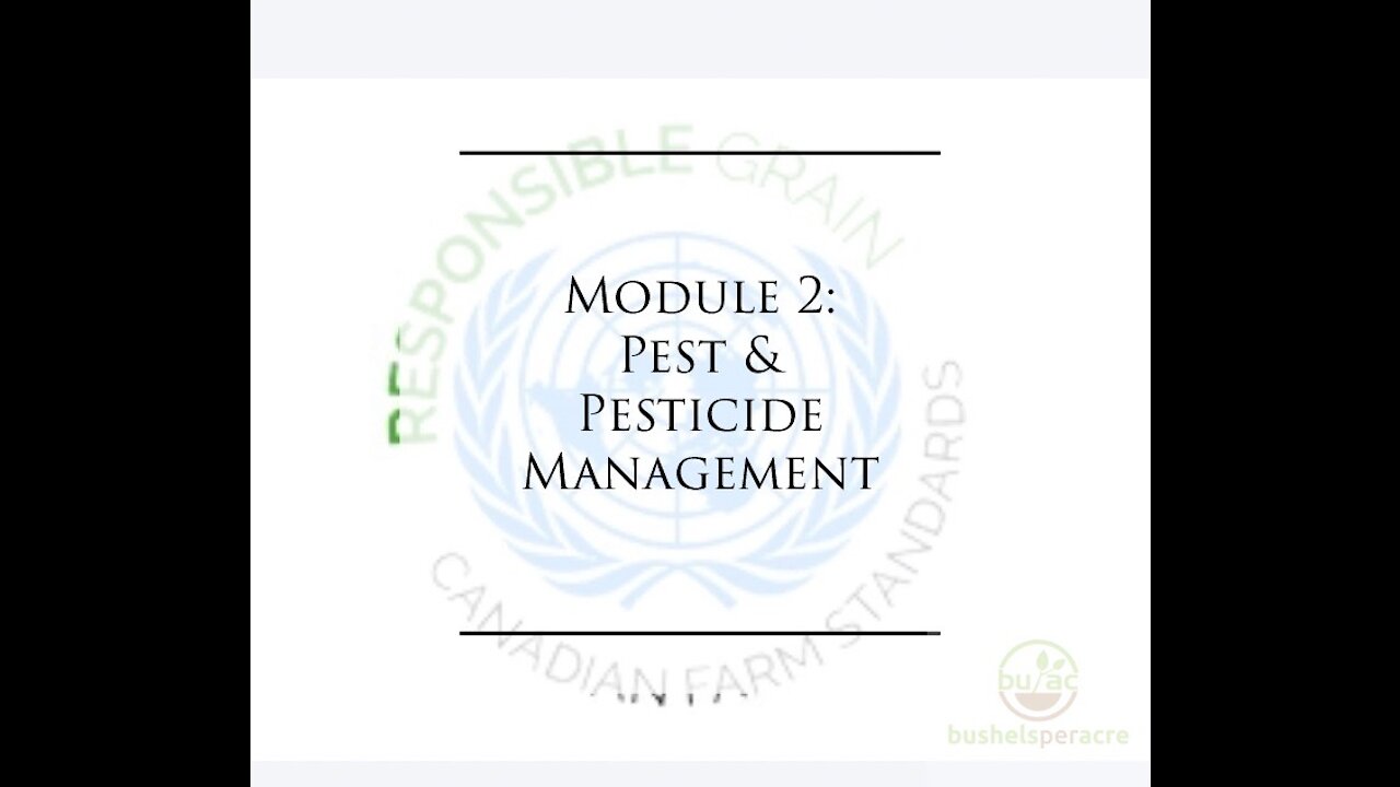 Module 2 Readout: Pest and Pesticide Management from Responsible Grain