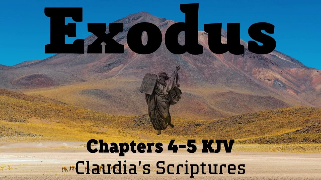 The Bible Series Bible Book Exodus Chapters 4-5 Audio