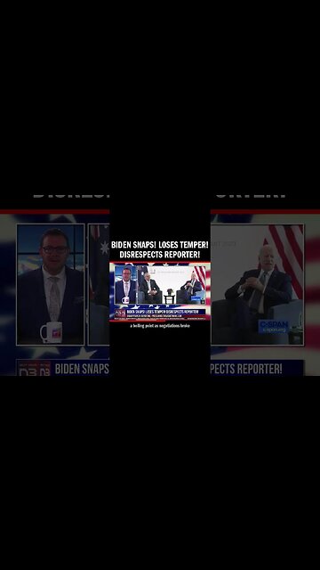 Biden SNAPS! Loses temper! Disrespects reporter!