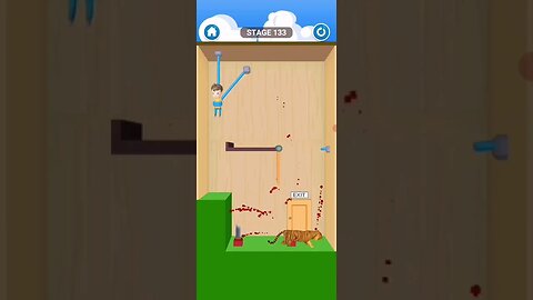 rescue cut rope puzzle 😎 #shorts
