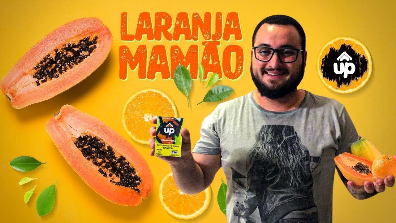 REVIEW ESSÊNCIA UP TOBACCO ORANGE PAPAYA SESSÃO COM FIRFÃO LARANJA COM MAMÃO